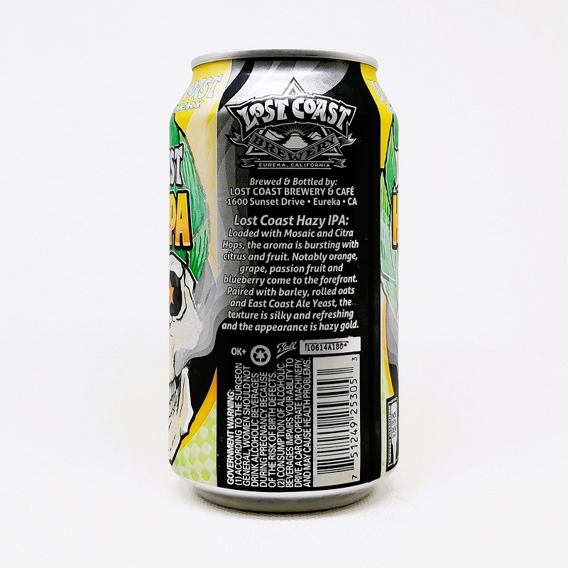 「LOST COAST HAZY IPA / ロストコースト ヘイジー IPA」画像4